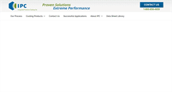 Desktop Screenshot of ipccoatings.com